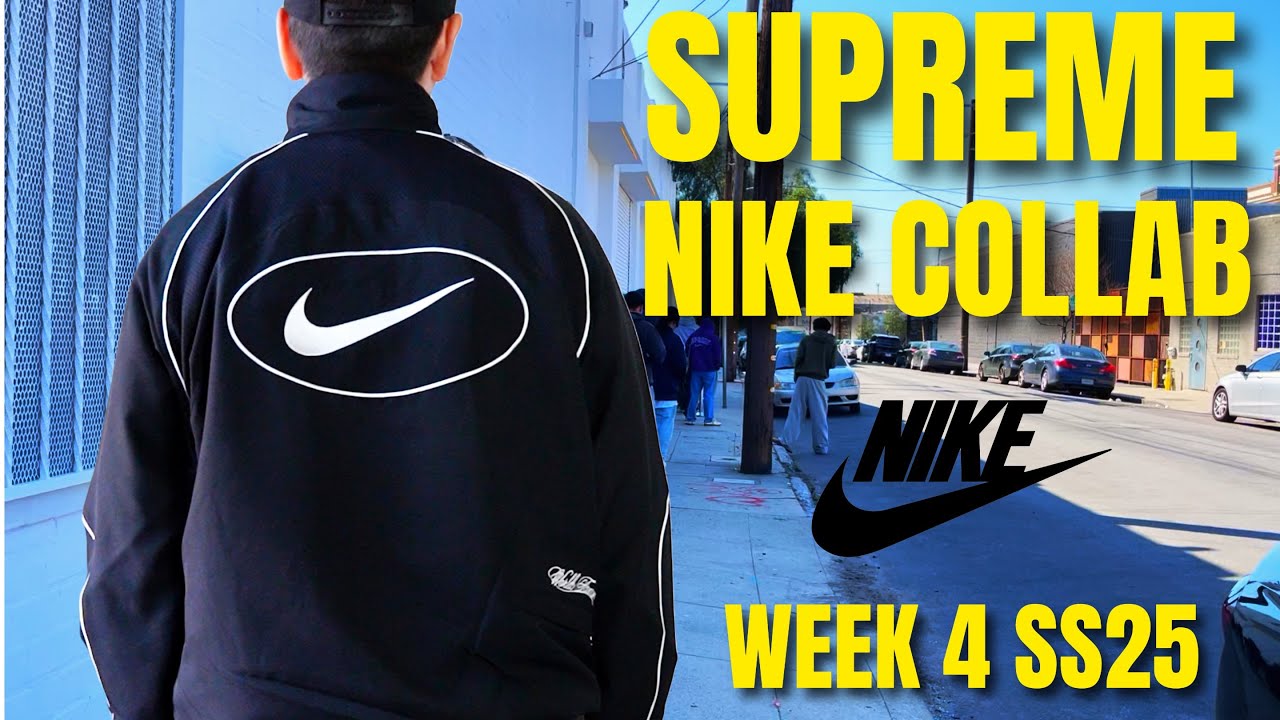 Supreme x Nike In-Store Pick-Up (Week 4 SS 25) - YouTube