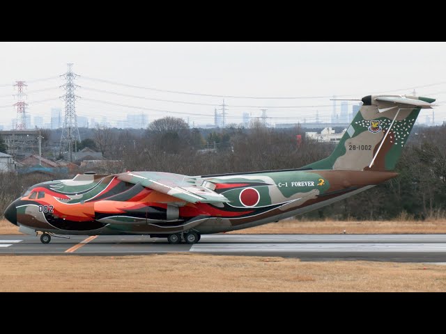 航空自衛隊入間基地第402飛行隊所属 川崎C-1輸送機フェニクス特別塗装