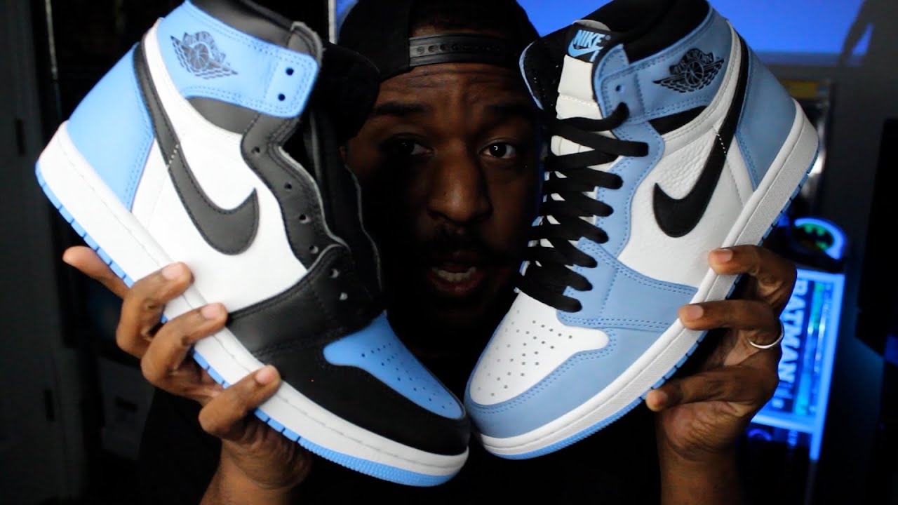 EARLY LOOK! Air Jordan 1 Retro High 'UNC Toe' + University Blue