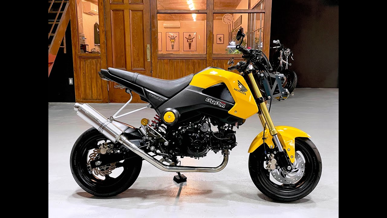 HONDA GROM JC61 - ホンダ グロム - タケガワ製ボンバーマフラー、Baby