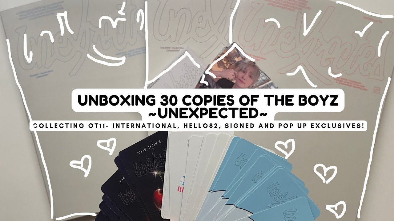 Unboxing 30 Copies of The Boyz 3rd Album 