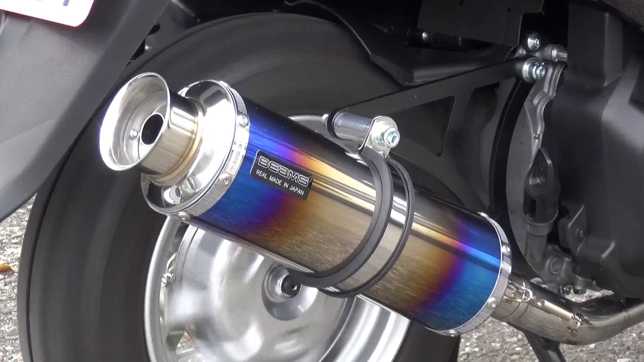 LEAD125 マフラーサウンド 【BEAMS】SS300HIAT TITAN 政府認証マフラー