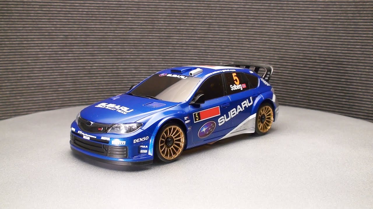 Mini-Z Subaru Impreza WRC 2008 No.5 Solberg MZP414W5 - YouTube