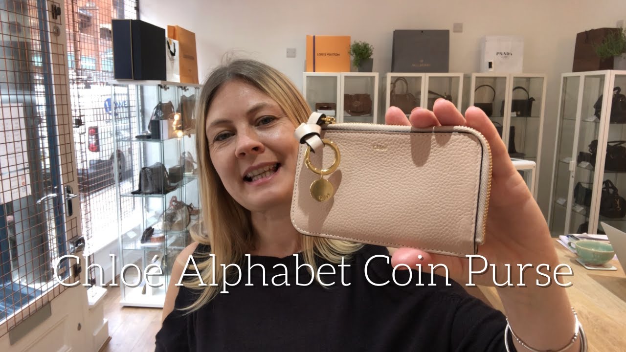 Chloé Alphabet Coin Purse Review - YouTube