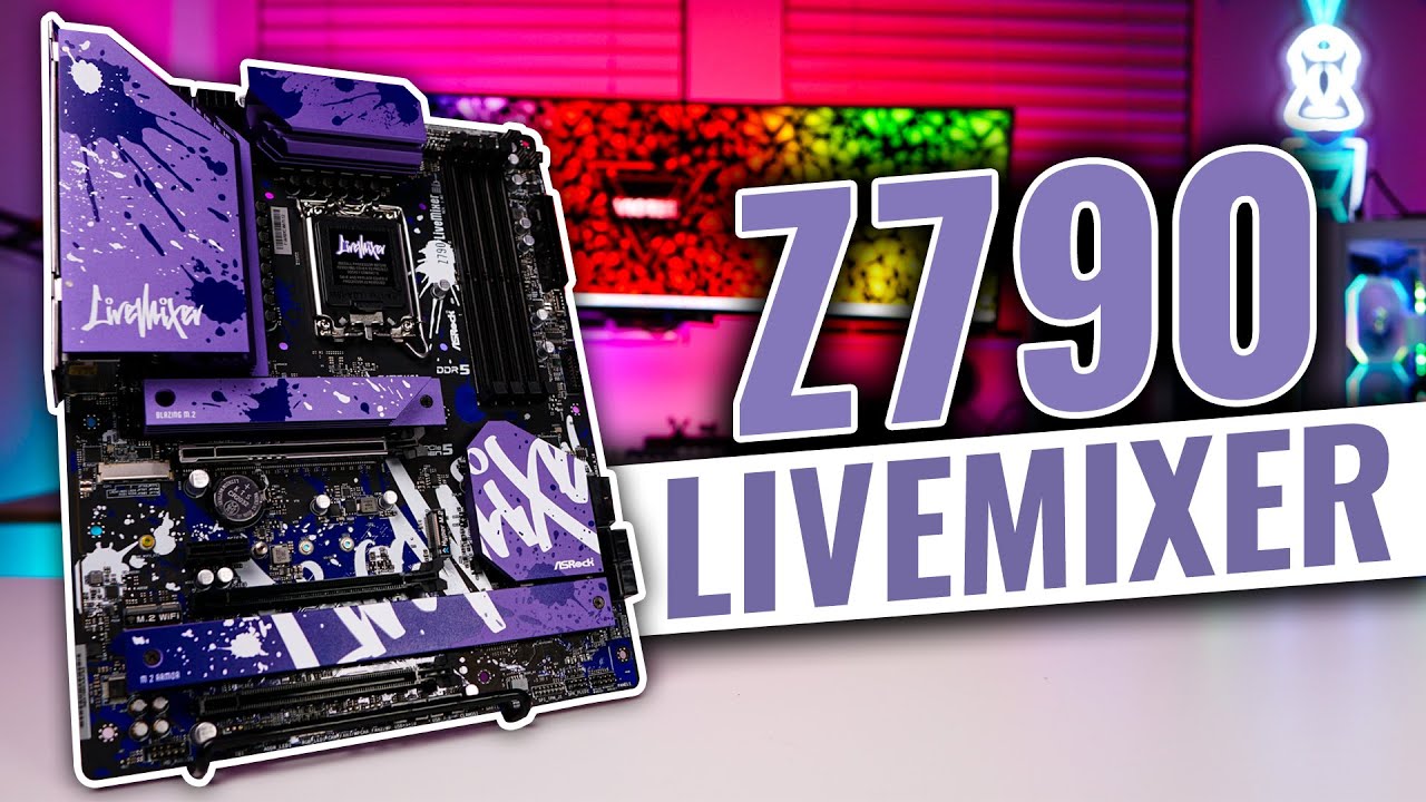 ASRock Z790 LiveMixer Motherboard - YouTube