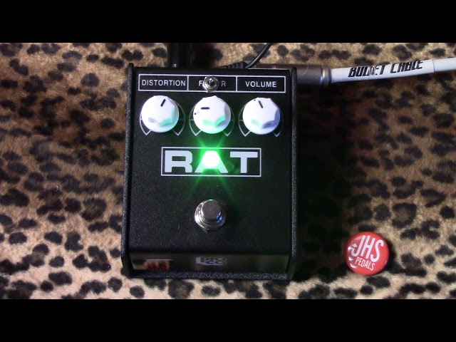 JHS ProCo RAT2 Rat Pack Mod demo with Les Paul & Princeton Reverb