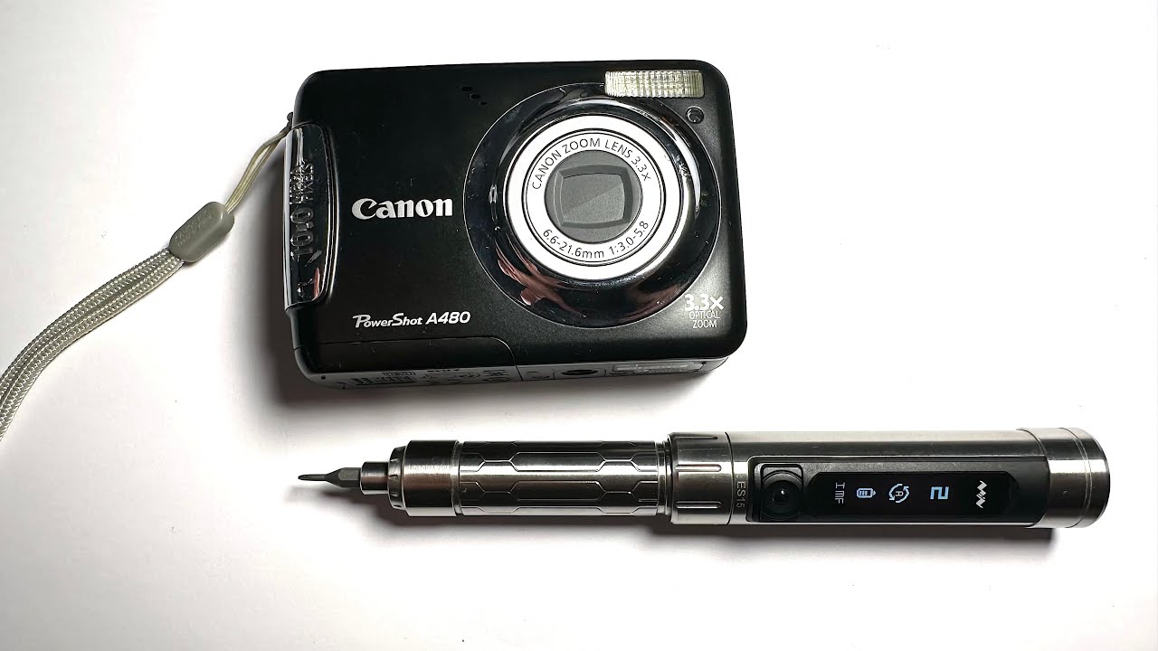 Canon PowerShot A480 digital camera cannot be turned on fix - YouTube