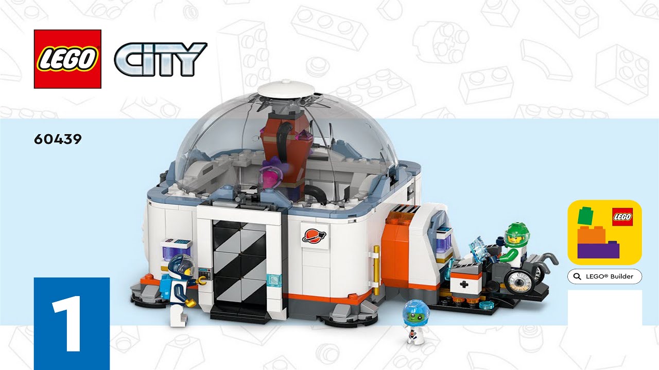 LEGO instructions - City - Space - 60439 - Space Science Lab (Book