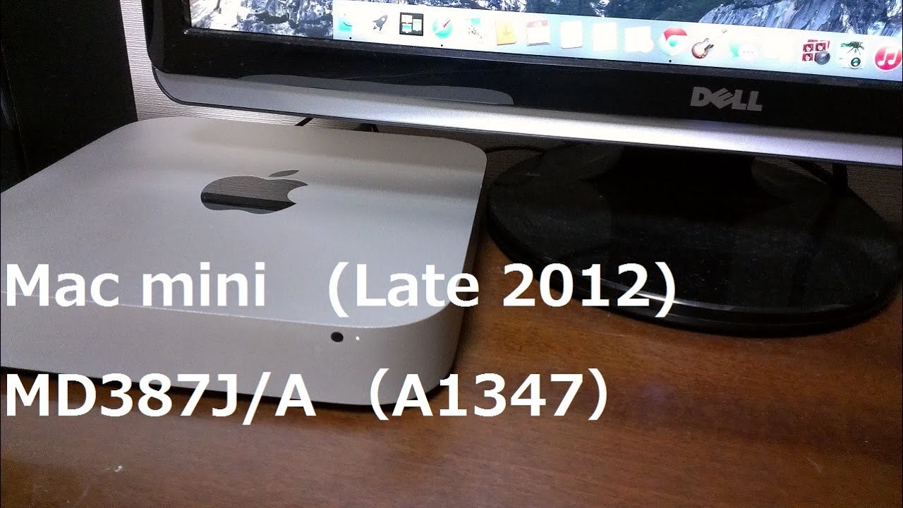 今更】中古 macmini Late i2012 購入。拡張性が楽しい。 - YouTube