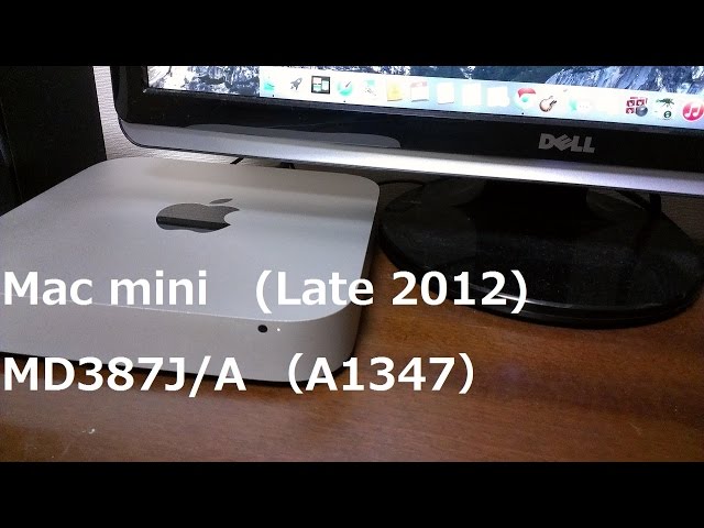 今更】中古 macmini Late i2012 購入。拡張性が楽しい。 - YouTube