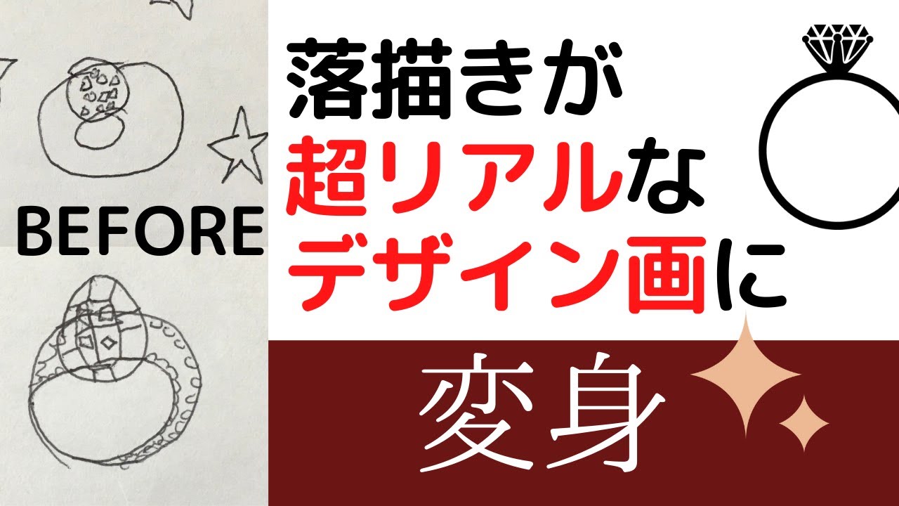 落書きのようなラフ画を超リアルなデザイン画にすることに挑戦してみ