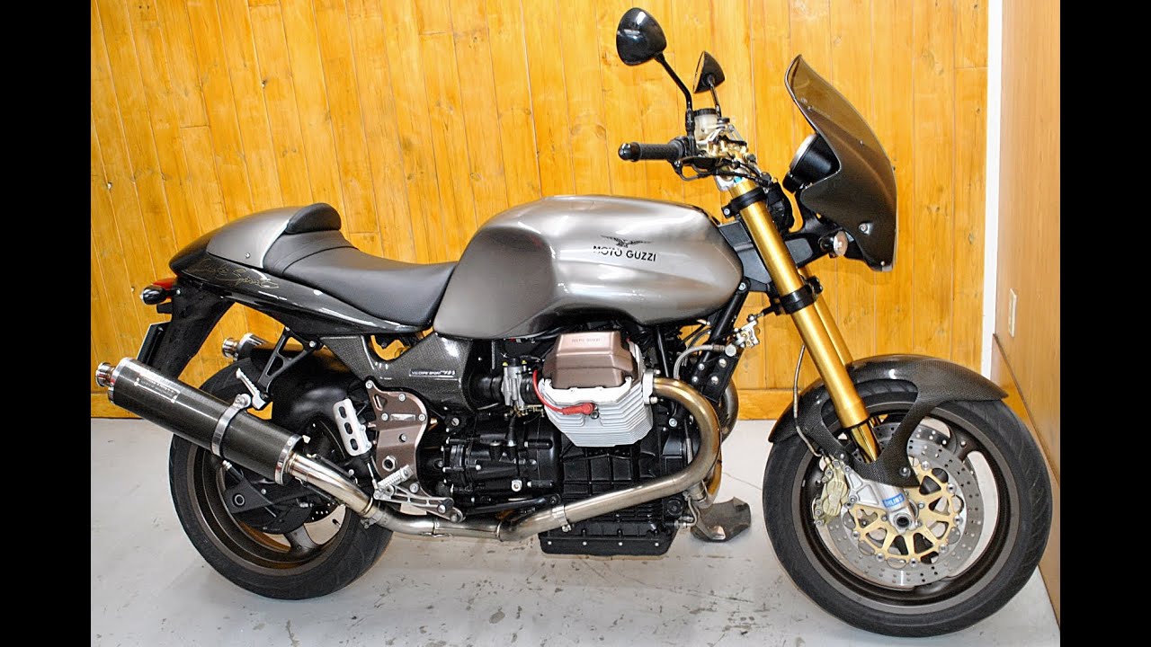 Moto Guzzi V11 cafe sport exhaust sound with MotoLavoro muffler