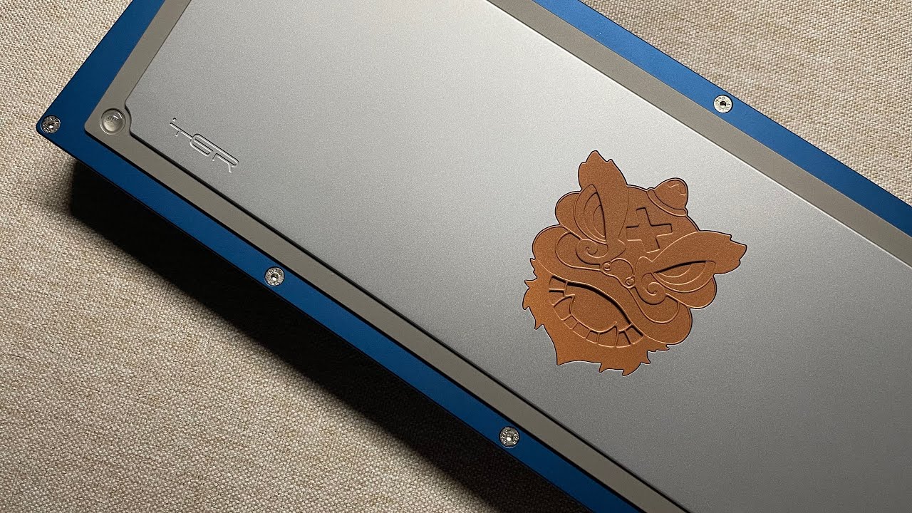 A clicky MX Blue build for a Blue TGR Shi VA Keyboard - YouTube