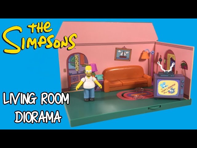 The Simpsons 2.5 Inch Living Room Diorama Review - Jakks Pacific