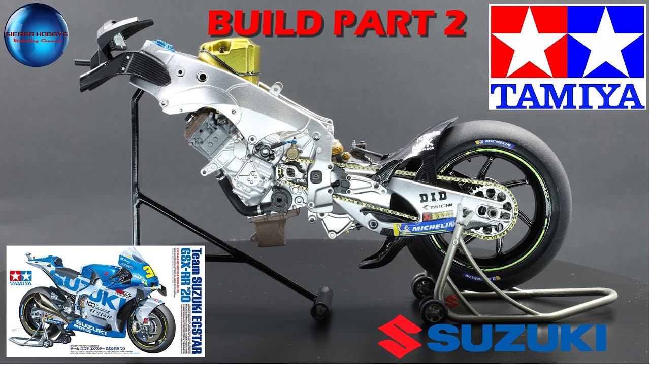 Tamiya 1⁄12 scale Team Suzuki Ecstar GSX-RR'20 Part 2 #suzuki