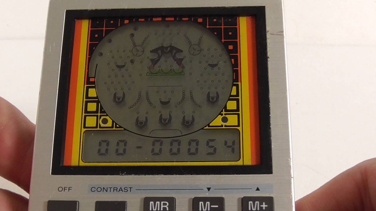17542 CASIO LCD Game & Calculator Pachinko Game PG-200 - YouTube