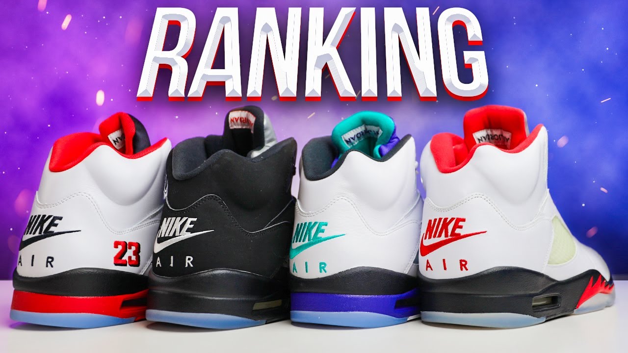 RANKING Air Jordan 5 ORIGINAL 1990 Sneaker Collection - YouTube