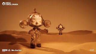 POP MART | MEGA α SKULLPANDA 1000%/400% Wu Jian'an - The Heaven of