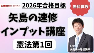 LEC 矢島 選択科目総整理 労働法 2025年 合格目標 司法試験・予備試験
