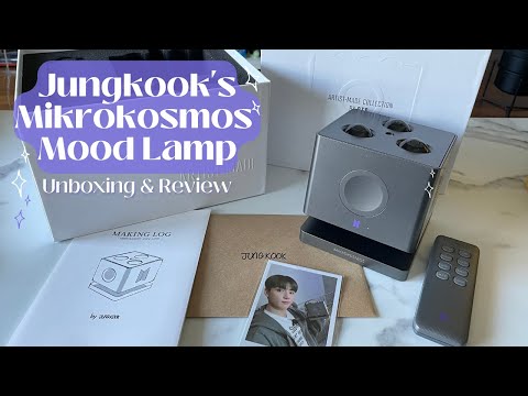 JUNGKOOK'S MIKROKOSMOS MOOD LAMP ☁️✨ artist-made collection by