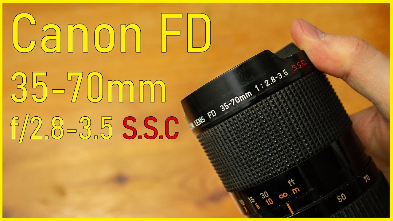 Canon FD 35-70mm f/2.8-3.5 S.S.C lens review with samples - YouTube