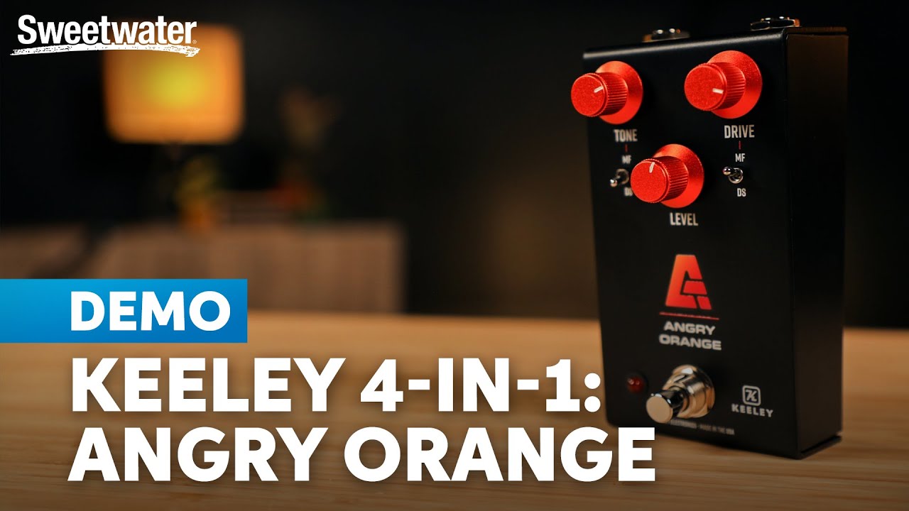 Keeley Angry Orange: Searing Citrus Sonics & Dual-circuit
