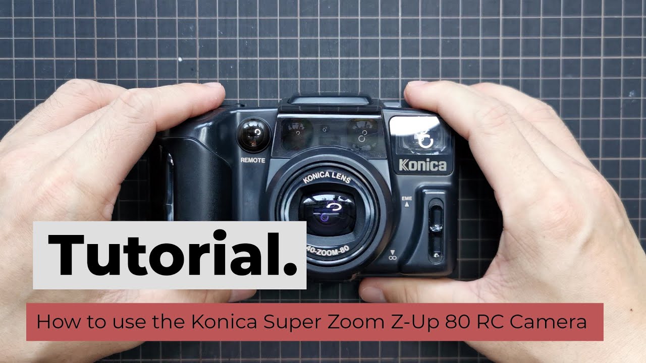 How to use the Konica Super Zoom Z-Up 80 RC Camera - YouTube