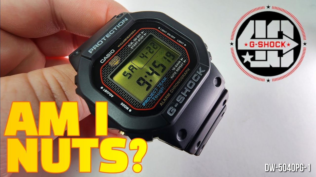Or has G-Shock gone too far? Unboxing the 40TH Anniversary