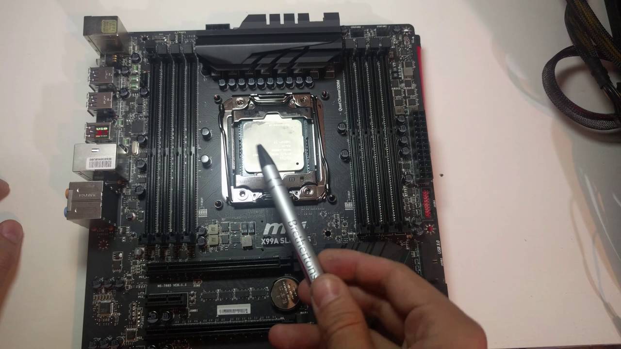 MSI X99A SLI Plus Motherboard Overview - YouTube