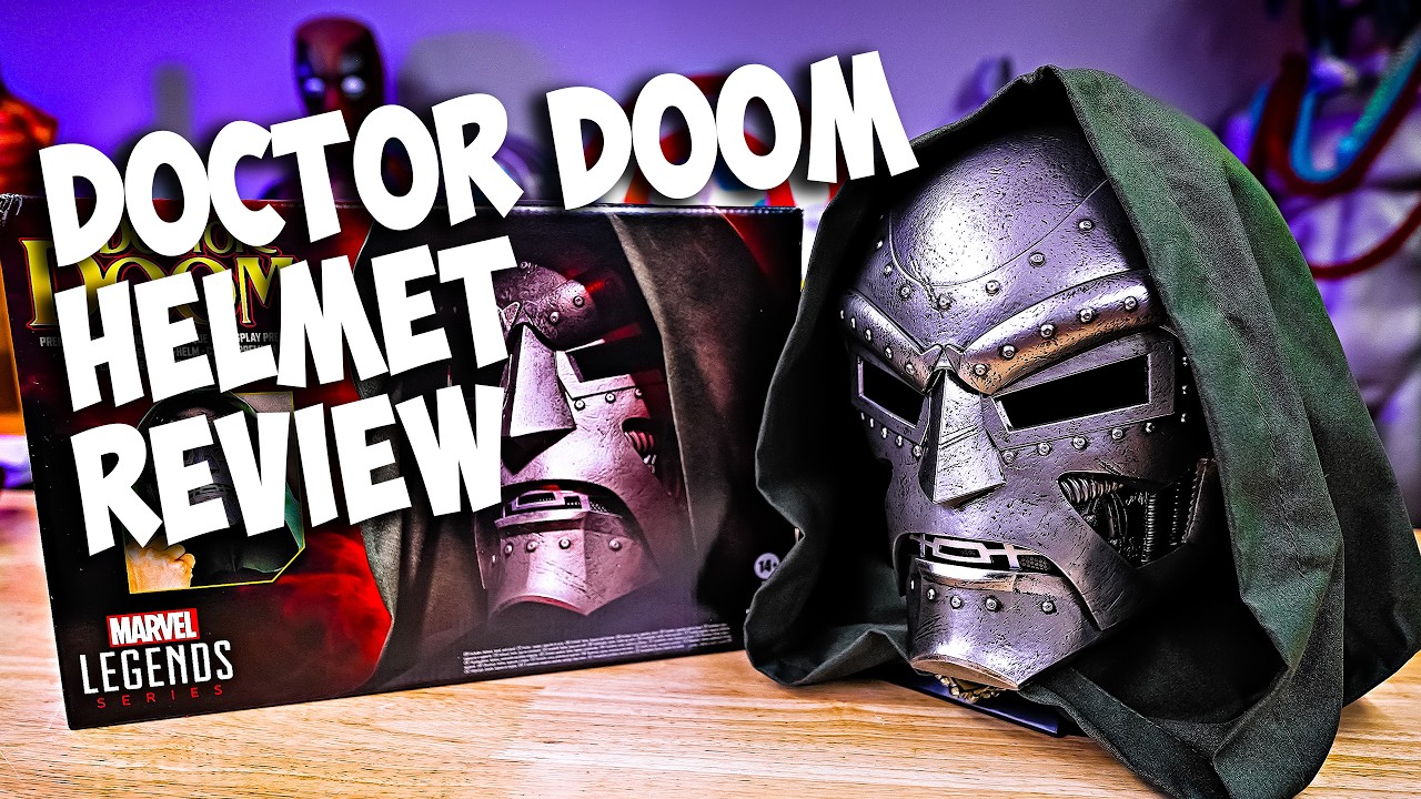 $100 Doctor Doom Helmet Review | Hasbro Toys Marvel Legends - YouTube
