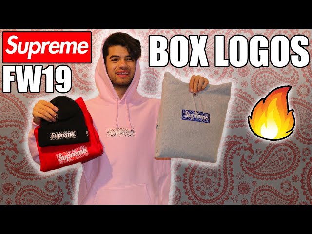 SUPREME Bandana BOX LOGO Hoodie, Beanie, & Tee Review- Fall Winter