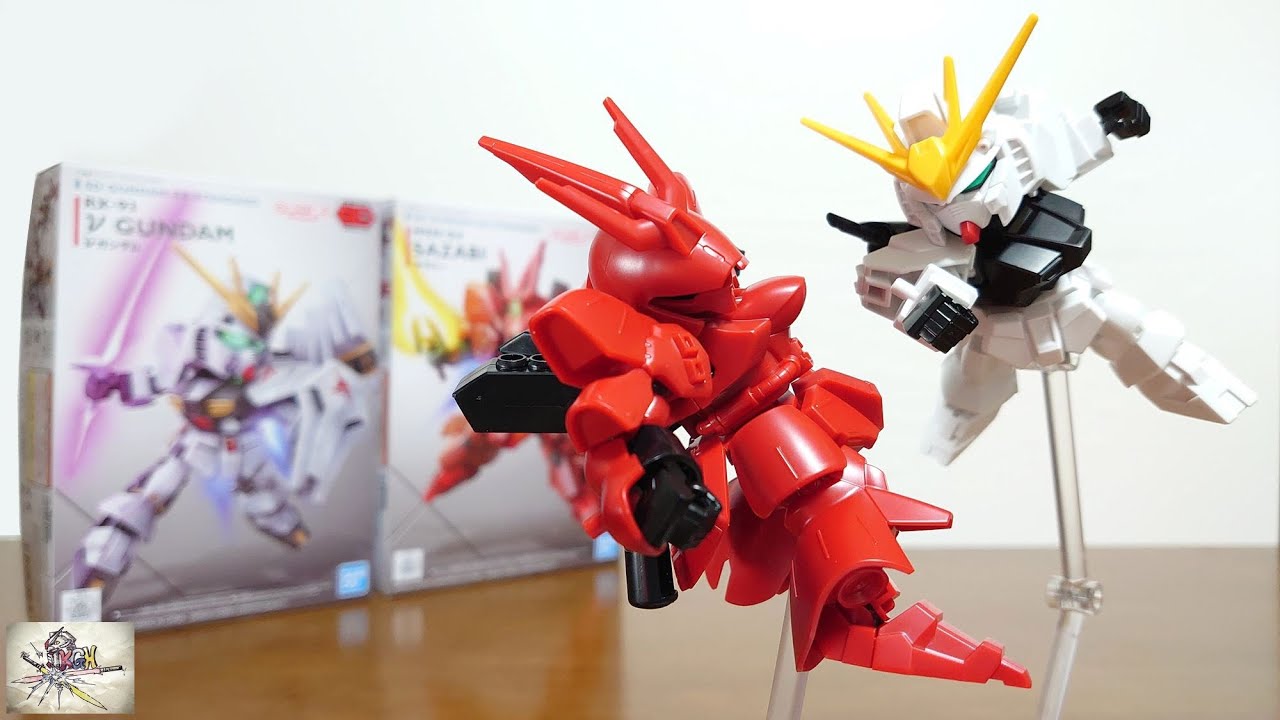 The Nu Gundam and Sazabi are now available in EX Standard