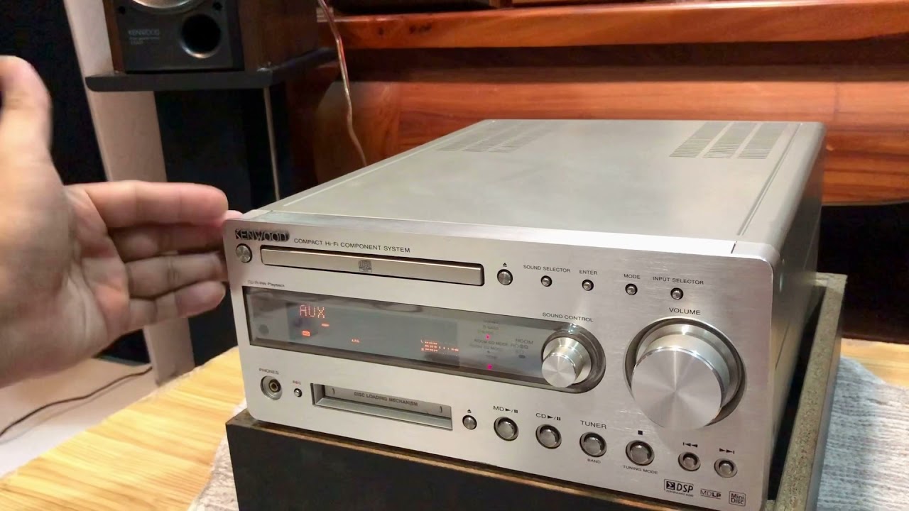 KENWOOD MD / CD component receiver R-K700 80W/SPEAKER Model No. LS