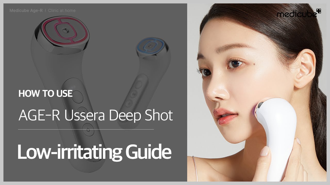 MEDICUBE] Age-R Ussera Deep Shot: Low-Irritating Tutorial - YouTube
