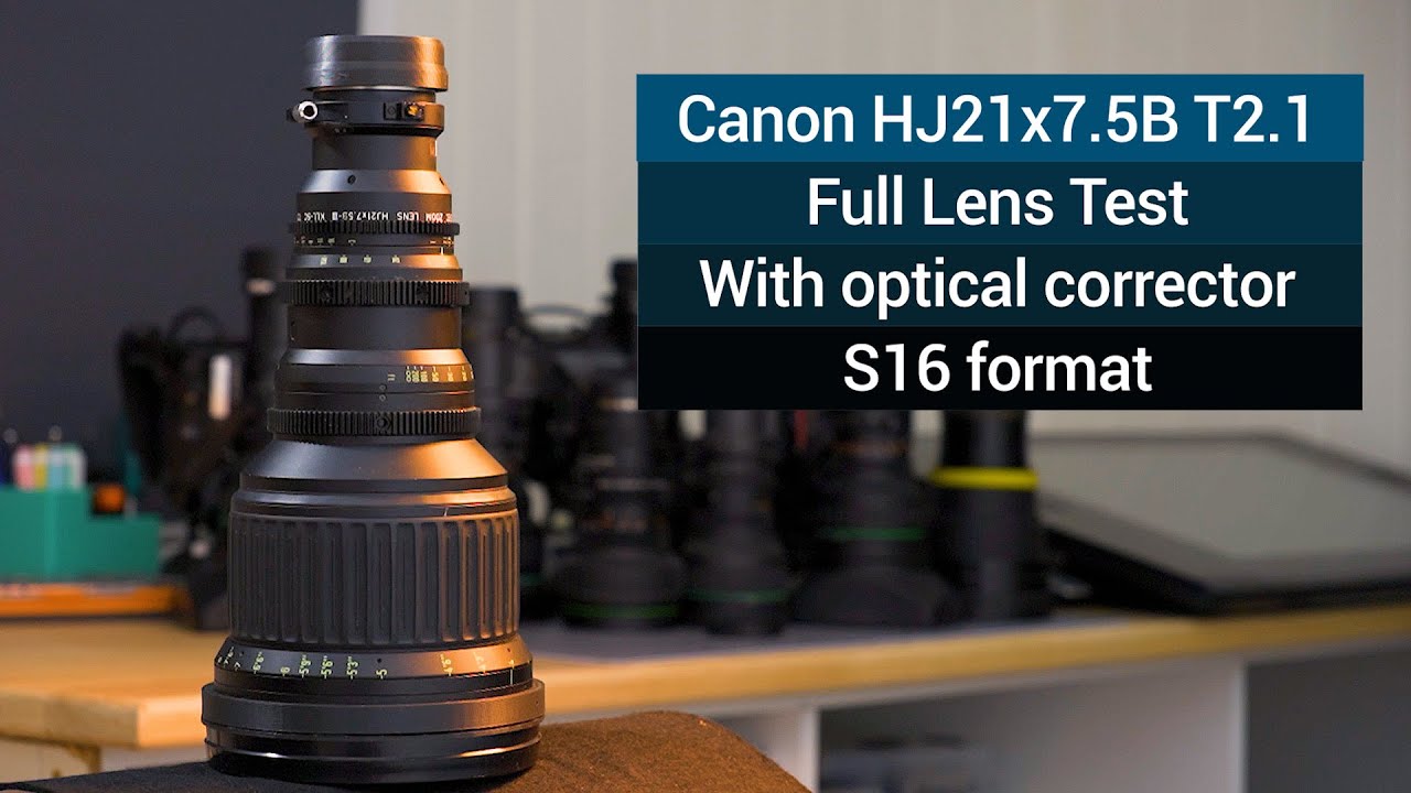 Canon HJ21x7.5B T2.1 // Cine zoom lens B4 2/3