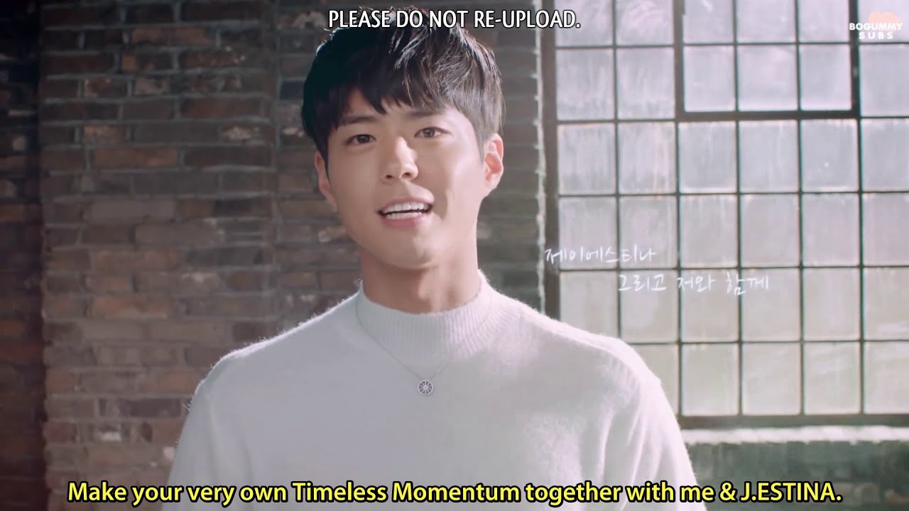 パク・ボゴム｜最もピンクが似合う俳優！？J.ESTINAの2017年新作