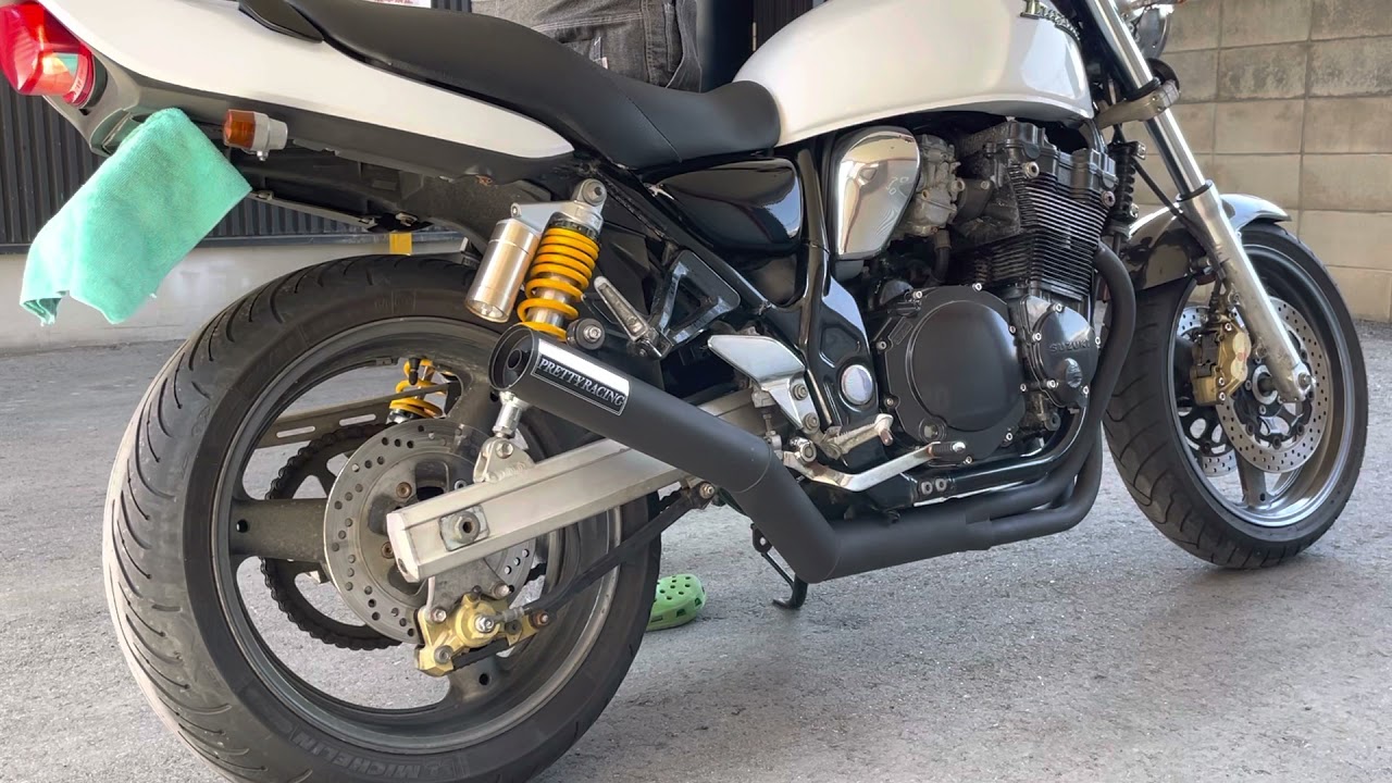 イナズマ400 プリティレーシング ショート管 - YouTube