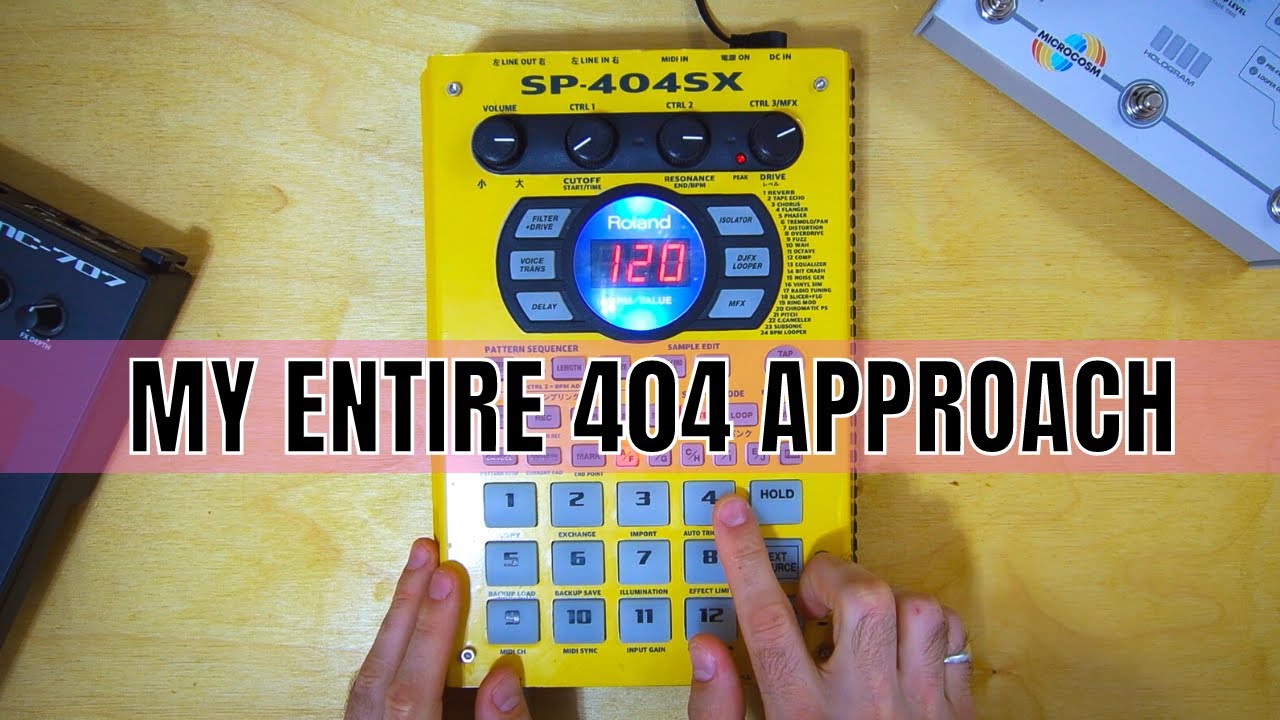 SP-404 Live Set Tips + Techniques // My Entire 404 Approach - YouTube