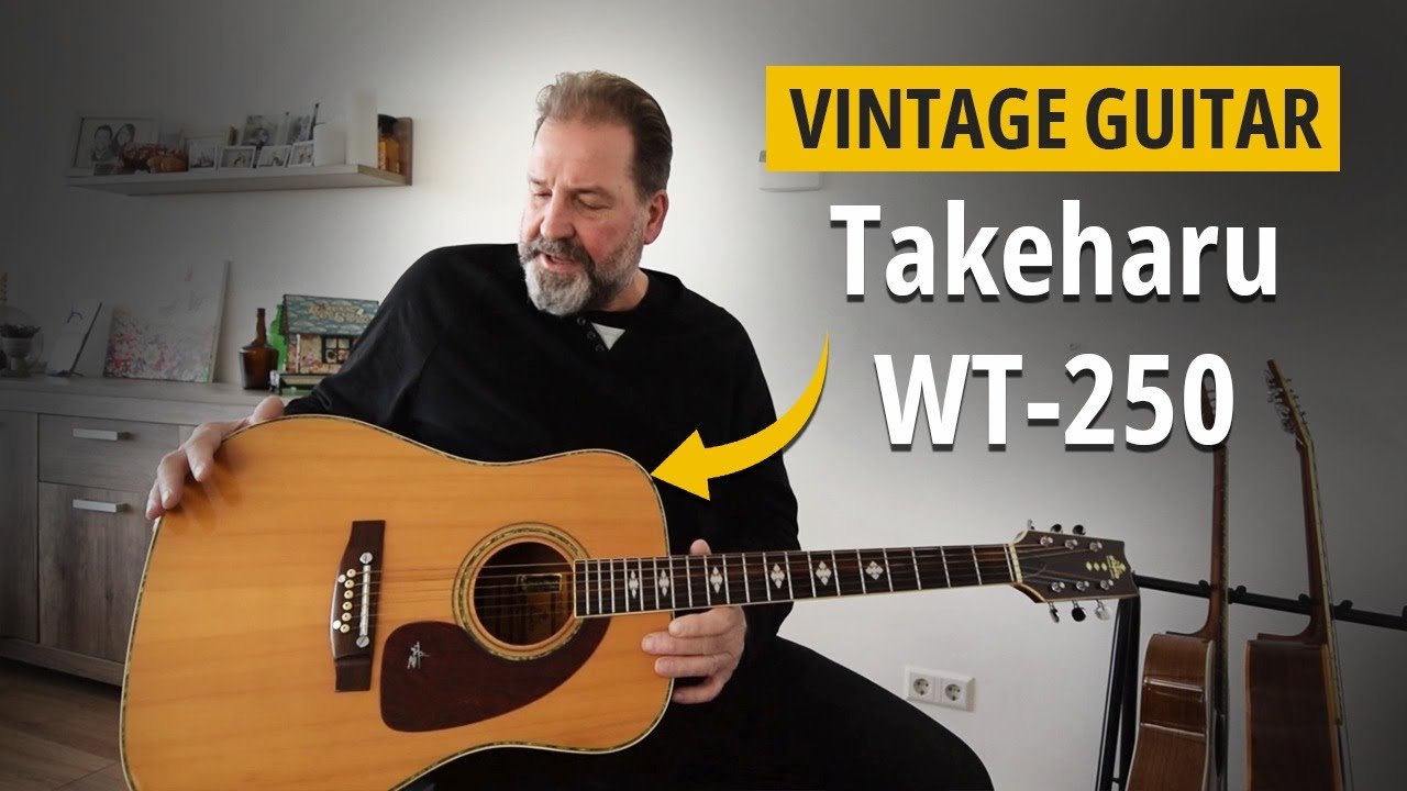 Takeharu WT-250 Acoustic Vintage Guitar (Made In Japan) - YouTube