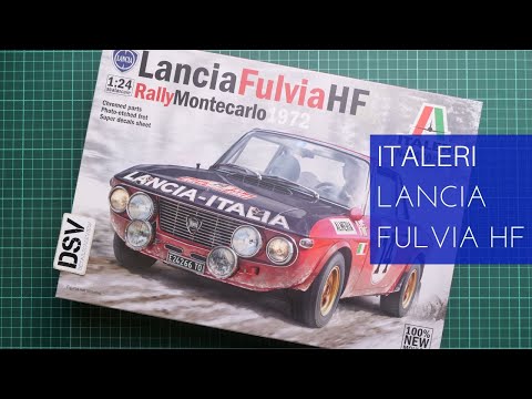 Italeri 1/24 Lancia Fulvia HF Rally Montecarlo 1972 (3670) Review