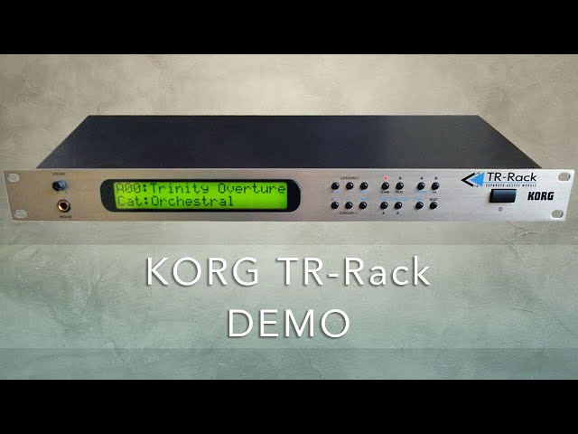 Korg TR-Rack Demo - YouTube