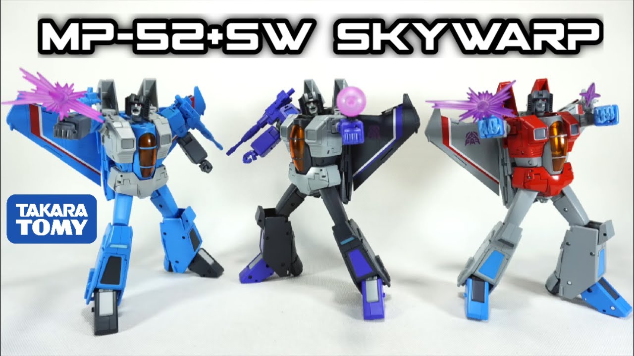 Takara Tomy Transformers Masterpiece MP-52+SW Skywarp - YouTube