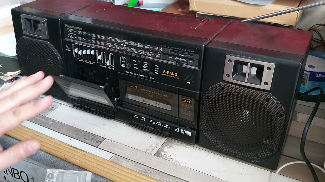 Panasonic RX-CT800ラジカセ Panasonic RX-CT800 Portable Boombox AM