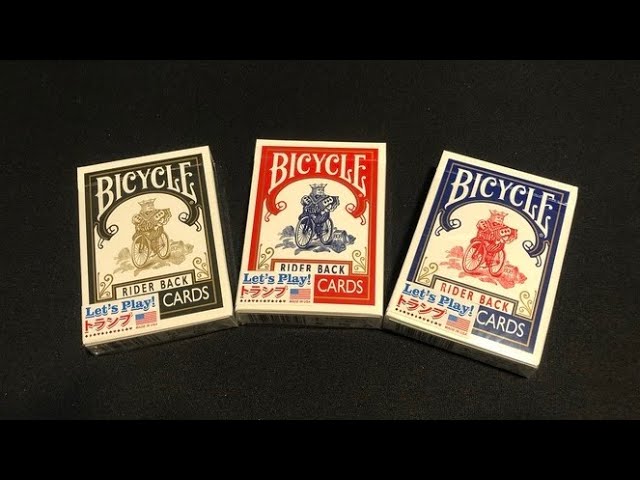 Bicycle Rider Backs Joker Tuck (Japan) Deck Review - YouTube