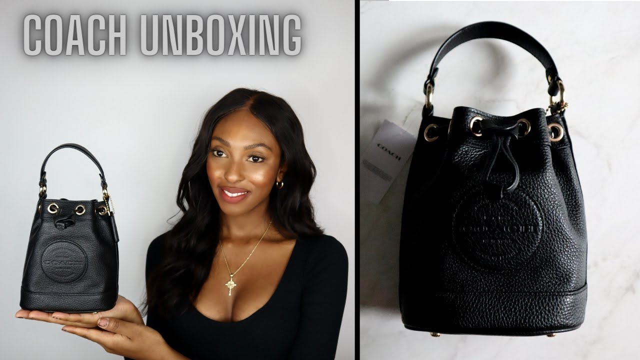 Coach Dempsey Drawstring Bucket Bag 15 With Coach Patch | Coach