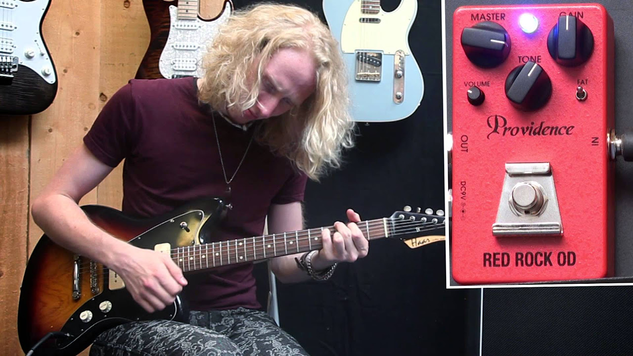 Review Demo - Providence Red Rock OD-1 Overdrive - YouTube
