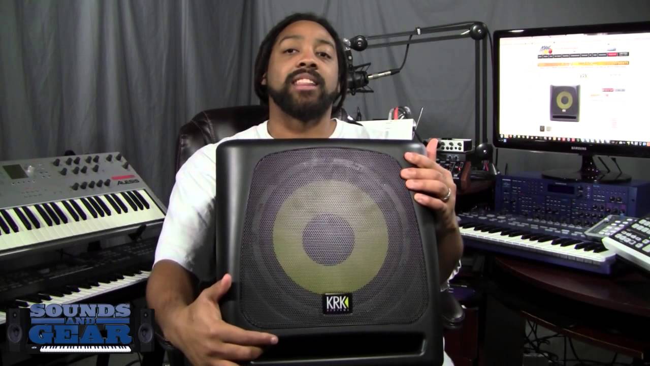 KRK K10S Powered Subwoofer review - SoundsAndGear - YouTube