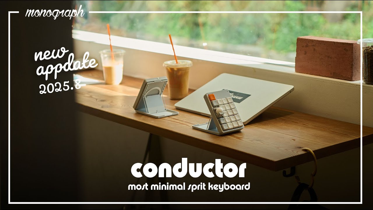 The Conductor keyboard with split and traverse has been further