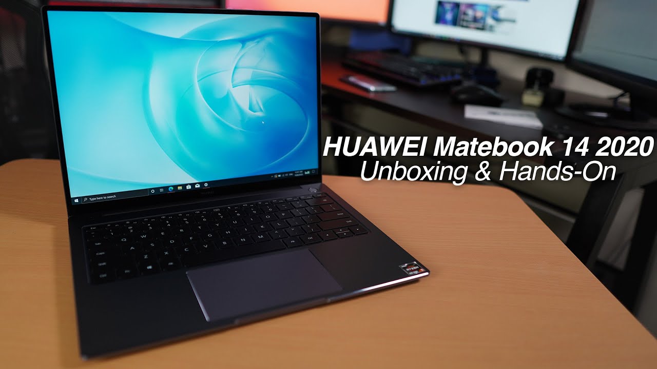 Huawei MateBook 14 2020 AMD Unboxing and Hands-On - YouTube