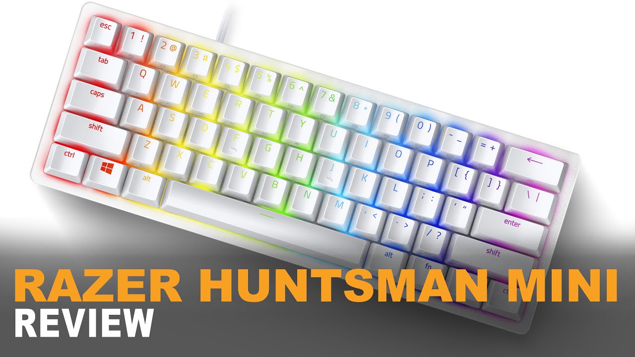 Razer Huntsman Mini Review | Mercury (White) | 4K - YouTube